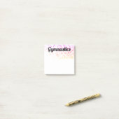 体操カラフル術後備考3" x 3" ポストイット (デスク上)