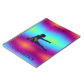 体操カラフル語アート ノートブック (左側)