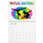 体操カレンダーを刺激する信仰を恐れない カレンダー (3月 2027)