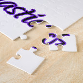 体操カーツホイールピンクパープルグラデーシグラデーションョン ジグソーパズル (側面)