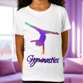 体操カーツホイールピンクパープルグラデーシグラデーションョン Tシャツ