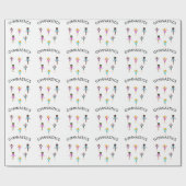 体操ガールのラッピング紙6体操選手！ ラッピングペーパー (フラット)