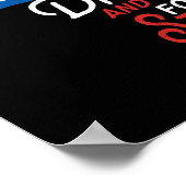 体操ガールギムナスト感動的スポーツ引用文 ポスター (角)