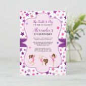 体操ガールスターズバースデーパーティー 招待状 (スタンド正面)