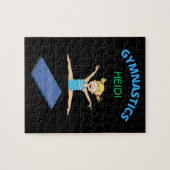 体操ガールズパズルパーソナライズされた。 ジグソーパズル (横)