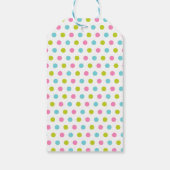 体操ガールズパーティーの好意ラベル ギフトタグ (裏面)