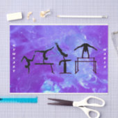 体操ガールズ銀河系ティッシュペーパー 薄葉紙 (クラフト)