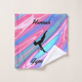 体操ガールズ3ピースタオルセット/彼女の名前! バスタオルセット (ウォッシュタオル)