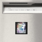 体操ガールハンドスタンドウォーター色 マグネット (インサイチュ (食洗機))