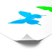 体操ガール感動的デザイン ポスター (コーナー)