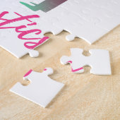 体操キックオーバーパステルピンクパープルブルー ジグソーパズル (側面)