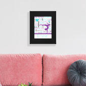 体操キャンバスジムアートパーソナライズされた キャンバスプリント (インサイチュ (リビング))