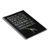 体操ギフトアイデア スポーツ 女子 女子 体操 ノートブック (右側)