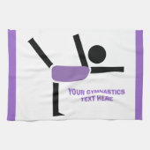 体操ギフト体操パフォーマーカスタム キッチンタオル (横)