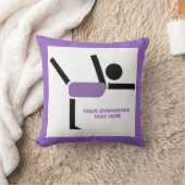 体操ギフト体操パフォーマーカスタム クッション (ブランケット)