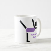 体操ギフト体操パフォーマーカスタム コーヒーマグカップ (正面右)