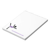 体操ギフト体操パフォーマーカスタム ノートパッド (回転)