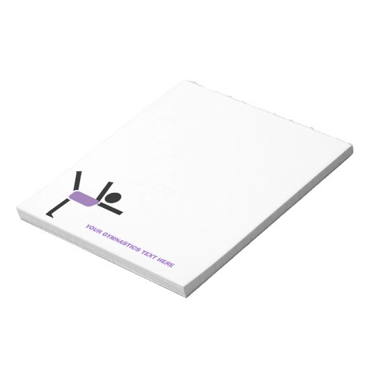 体操ギフト体操パフォーマーカスタム ノートパッド (回転)