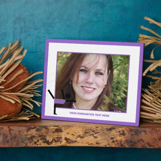 体操ギフト体操パフォーマーカスタム フォトプラーク (側面)