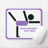 体操ギフト体操パフォーマーカスタム マウスパッド (マウス)