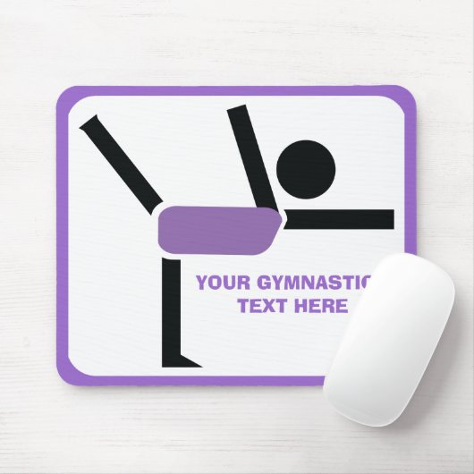 体操ギフト体操パフォーマーカスタム マウスパッド (マウス)