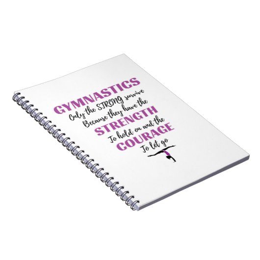 体操ギフト強い体操生き延びのギフト ノートブック (右側)