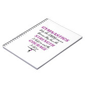 体操ギフト強い体操生き延びのギフト ノートブック (左側)