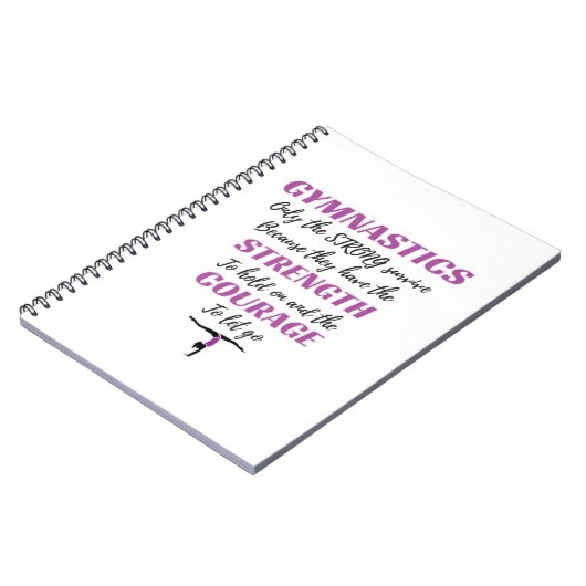 体操ギフト強い体操生き延びのギフト ノートブック (左側)