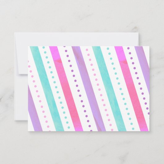 体操ギムナスト誕生日パーティーサンキューカード セーブザデート (裏面)