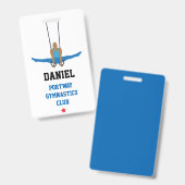 体操クラブカスタム バッジ (表裏)