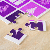 体操クリスマスをテーマにしたパズル ジグソーパズル (側面)