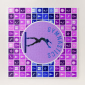 体操クリスマスをテーマにしたパズル ジグソーパズル (横)