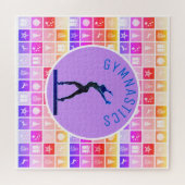 体操クリスマステーマレインボーパズル ジグソーパズル (横)