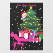 体操クリスマス：サンタBring Me体操バー ウィンドウサイン (シート)