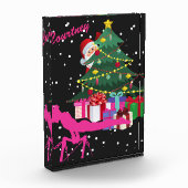 体操クリスマス:サンタBring Me体操バー フォトブロック (左)