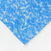 体操クロスワードスキルブルーグリッター フリースブランケット (角)