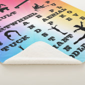 体操クロスワードレインボースターズシェルパブランケット シェルパブランケット (3/4)