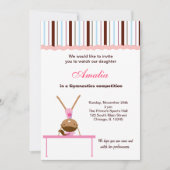 体操コンクール 招待状 (正面)