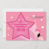 体操コンクール 招待状 (正面)