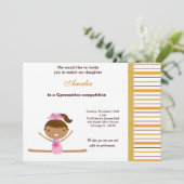 体操コンクール 招待状 (スタンド正面)