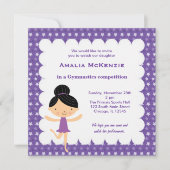 体操コンクール 招待状 (正面)