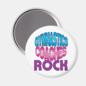 体操コーチのギフト マグネット (正面/裏面)