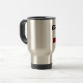 体操コーチのハーフ…ハーフスーパーヒーロー トラベルマグ (正面左)