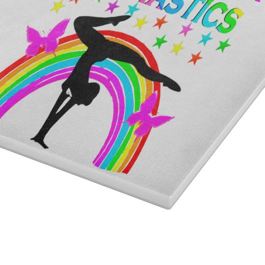 体操ゴールと夢 カッティングボード (角)