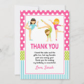 体操サンキューカード サンキューカード (正面)