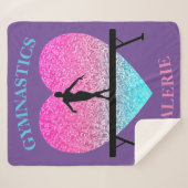 体操シェルパ毛布と体操選手の名前 シェルパブランケット (正面(横))