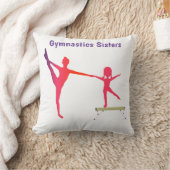体操シスターパーソナライズされた装飾用クッション クッション (ブランケット)