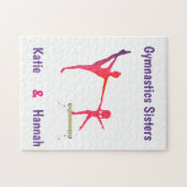 体操シスター名前をカスタムする ジグソーパズル (横)