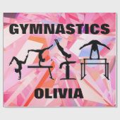 体操シャッタード抽象芸術大プリント ラッピングペーパー (フラット)