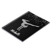 体操シルバーグリッター ノートブック (左側)